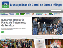 Tablet Screenshot of corraldebustos.gov.ar